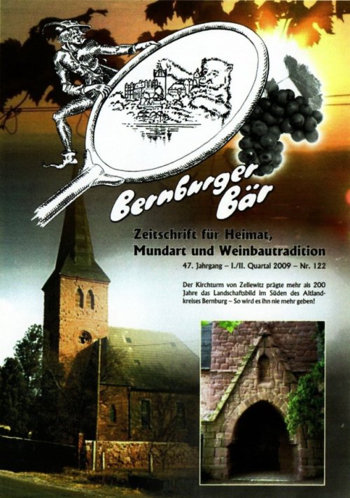 'Bernburger Bär' Zeitschrift für Heimat, Mundart und Weinbautradition 2009 Nr. 122
